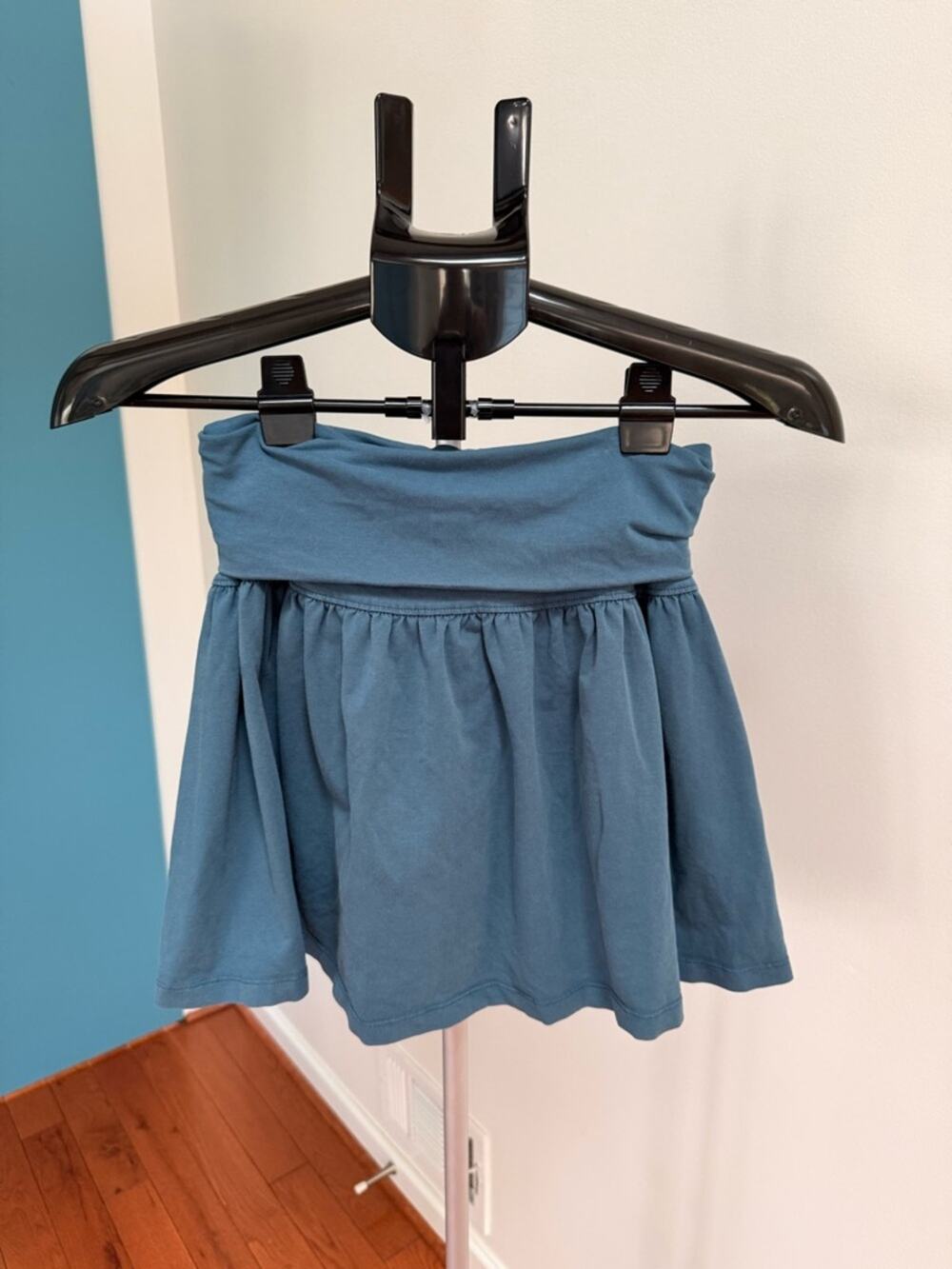 3/$25 Girls Hanna Andersson Teal Blue skort Sz 12